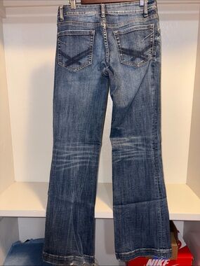 Stetson Women's Boot Cut Jeans - Faded Blue Denim